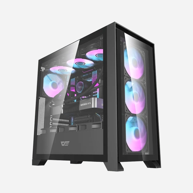 DRX90 Glass ATX PC Case - Distribution in Dubai, UAE