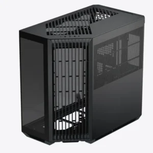 APNX V1-BK-V1 Gaming PC Case – Black Tempered Glass Mid Tower
