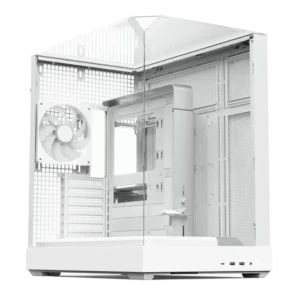 APNX V2-WT-V1 / V2 Gaming PC Case – White, 3-Sided Tempered Glass, 4× 140mm ARGB PWM Fans